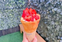 【福智】素材にこだわりすべて自家製！ひよちゃんちのあまおう苺贅沢クレープ