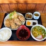 【宮若】大きなとり天の大満足定食。元祖えびすやうどんのとり天定食