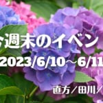 福岡・筑豊の週末イベント情報！マルシェなどのイベントの他、あじさいも見頃を迎えそうです♪