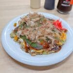 【福智】野菜をたっぷり使ったヘルシーメニュー！鉄板ベースのお好み焼き