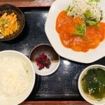 【直方】お昼も夜も通いたい！創作中華と旬菜の店 Diner 雅龍のエビチリ定食