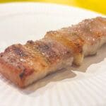 【飯塚】商店街の角で肉厚な豚バラが食べられる！軸屋宿の豚バラ