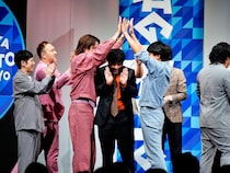 西の強豪・ダブルヒガシチームが3勝目一番乗り！ ツートライブたかのりは負けを認めて「託します！」【関西よしもと漫才リーグ第9戦】