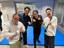 ネルソンズ ＆ 浜口京子さんがレスリング指導! 小学生もタックルに挑戦で大盛り上がり!