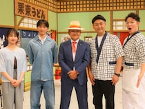 坂井騎手の“乳首ドリル”に矢作調教師「うまかった」! 競馬界のレジェンドが吉本新喜劇に降臨