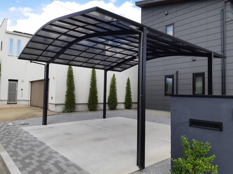 R型のカーポート イメージ