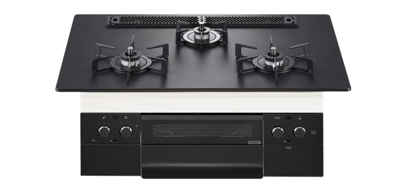 アルミ天板のコンロ