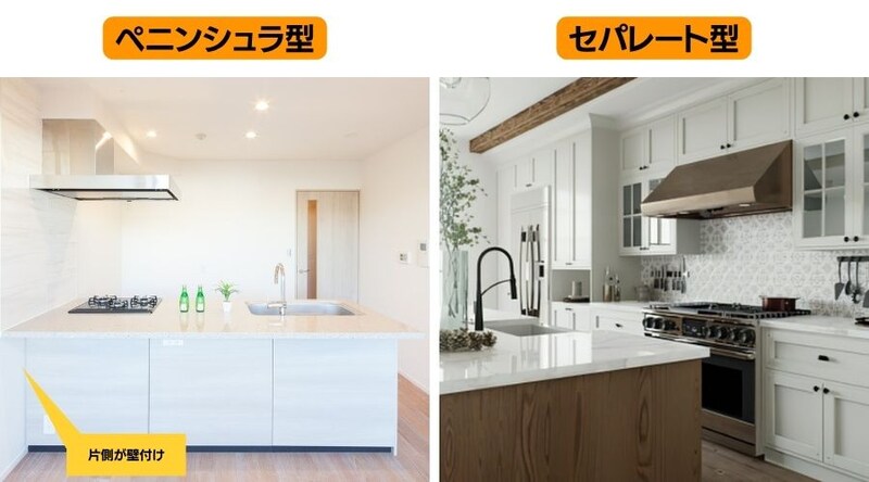ペニンシュラ型・セパレート型