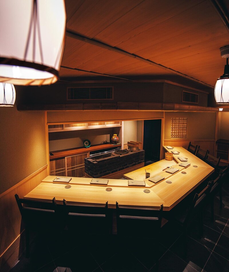 麻布十番『みつい』の内観