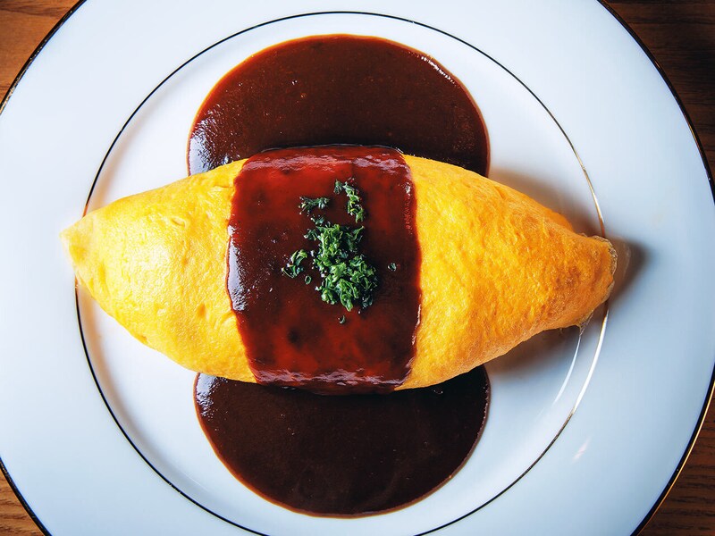 白金高輪『洋食レストラン marronnier』のオムライス