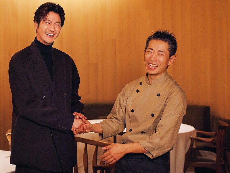 速水もこみちと柴田秀之シェフ