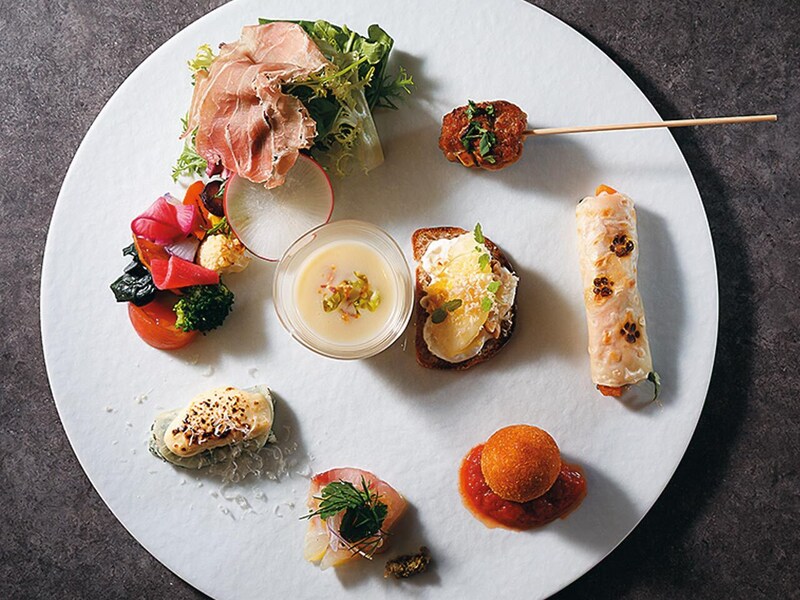 等々力『Pienezza FUKASAWA』の「旬の前菜盛り合わせ」