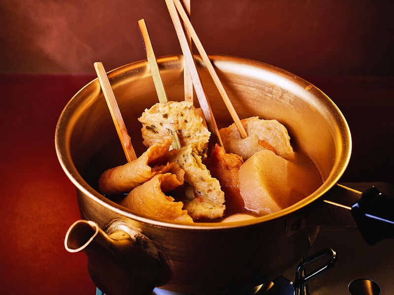 赤坂見附『ホルモン船 ホールちゃん』の「釜山おでんの盛り合わせ」