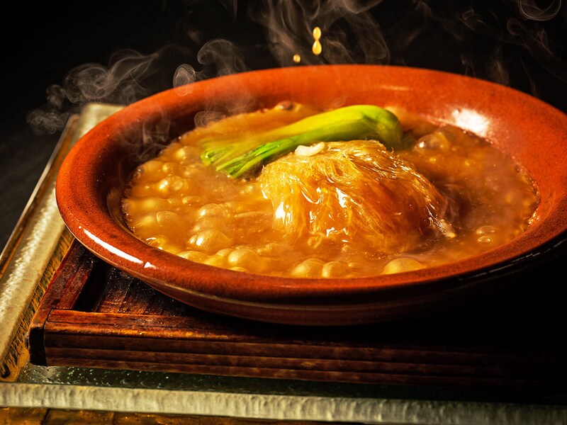 五反田『彬龍華66』の「“毛鹿鮫”ふかひれの姿煮込み 宮廷ブラウンソース」