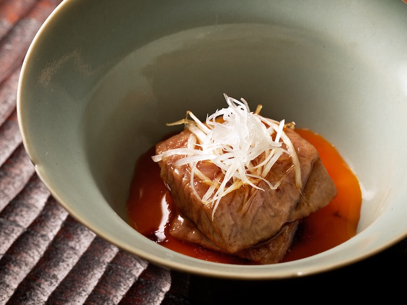 外苑前『鮨 将司』の「マグロのすき焼き」