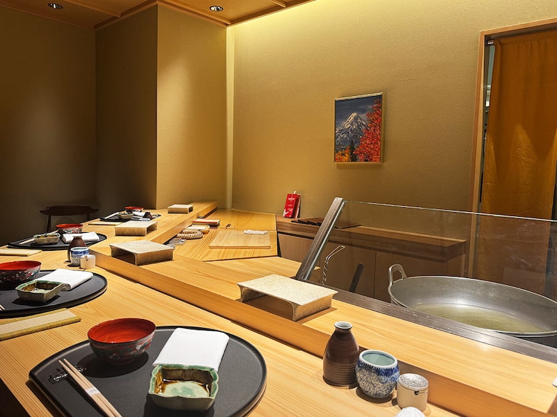 恵比寿『天ぷら北川』の内観