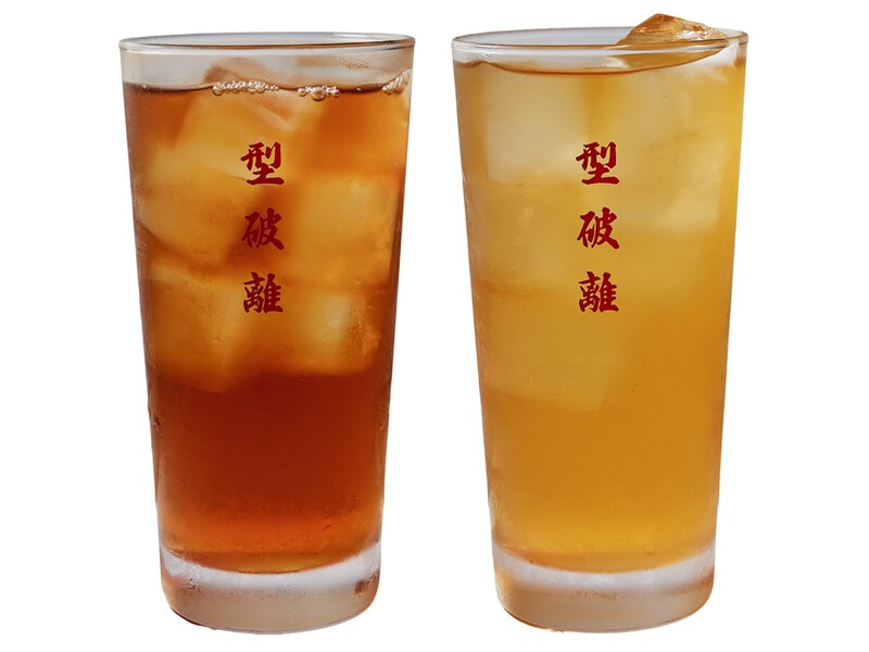 渋谷『立食 型破離』の「台湾鉄観音割り」、「桂花蜜烏龍割り」