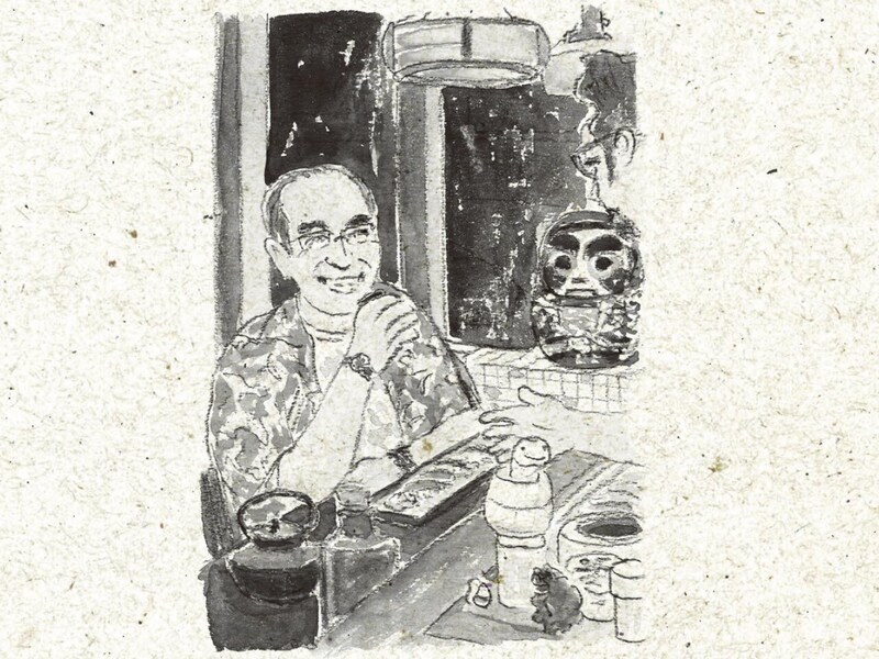 志村けん氏のイラスト