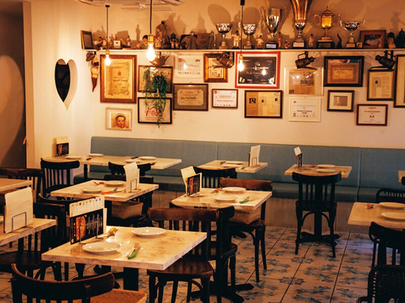 中目黒『Pizzeria e Trattoria da ISA』の内観