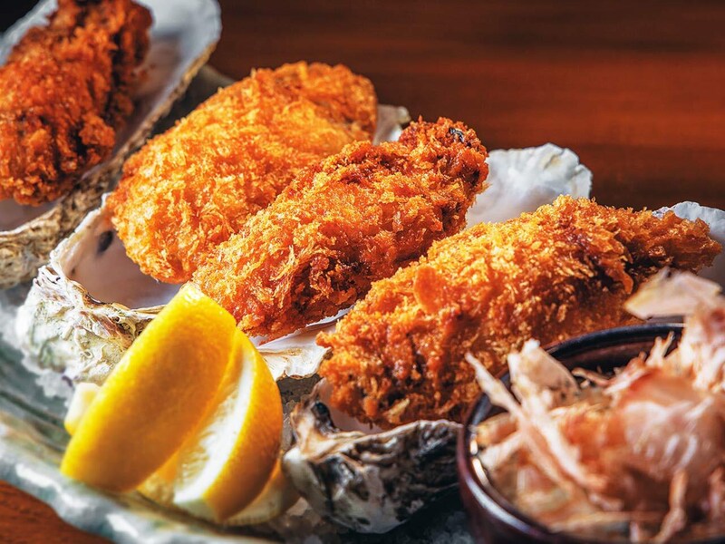 新橋『牡蠣海鮮料理 かき家 こだはる 新橋店』の「大粒カキフライたくあんタルタル」