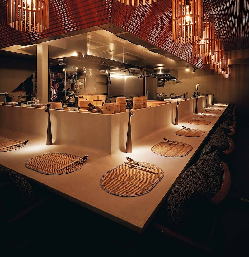 白金高輪『瞎虎餐廳 BLINDTIGER DIMSUM』の内観