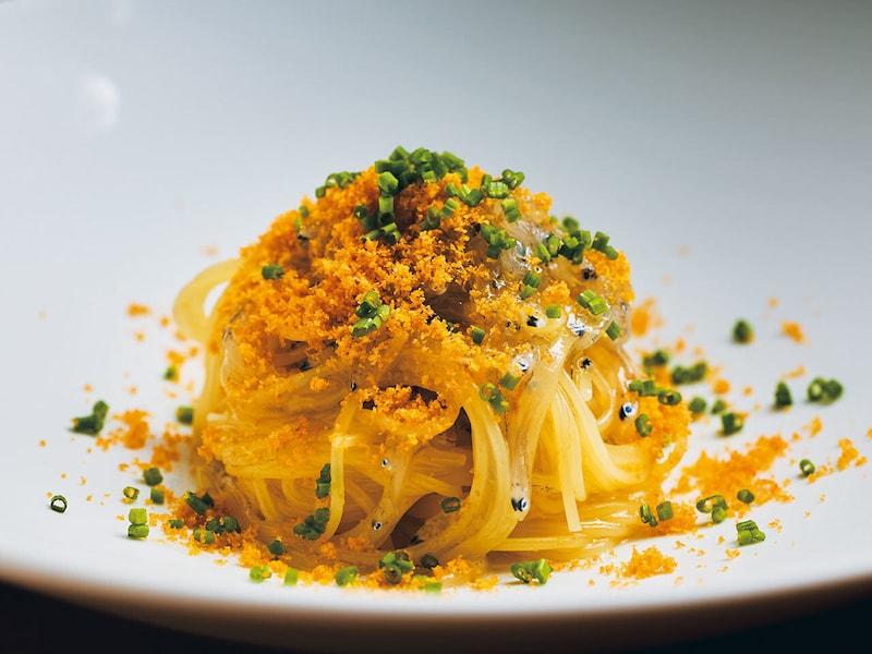 乃木坂『Tremolare』の「からすみと生シラスのカッペリーニ」