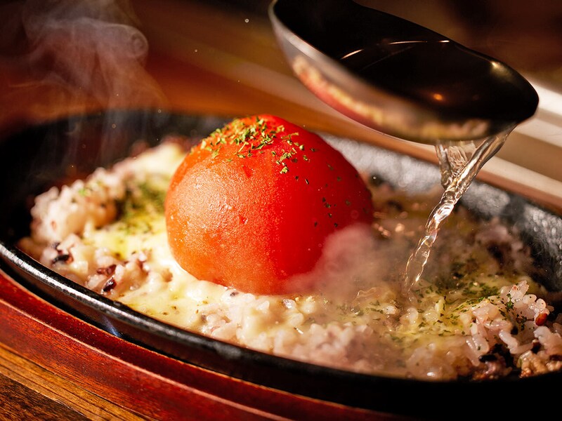 中目黒『関西煮 理 OSAMU TOKYO』の「鉄板リゾット」