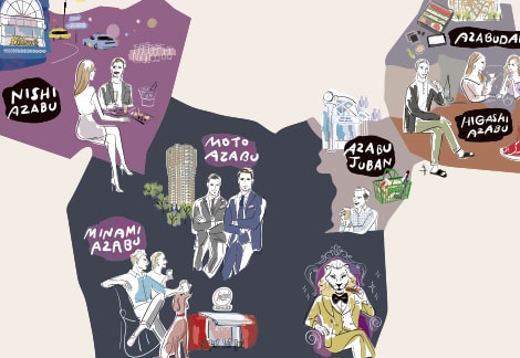 令和の麻布ってどうなってる?作家・麻布競馬場と考えた、麻布のエリア別「生態系」マップ