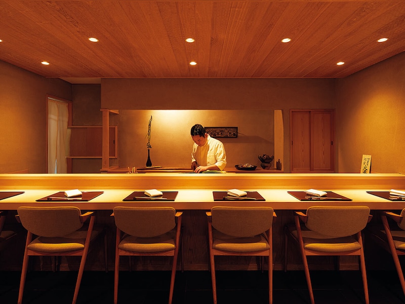 麻布十番『御料理 辻』の内観