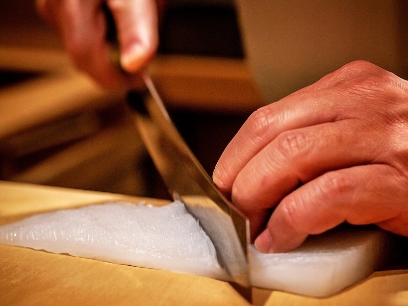 広尾『西麻布 鮨 真』のアオリイカ