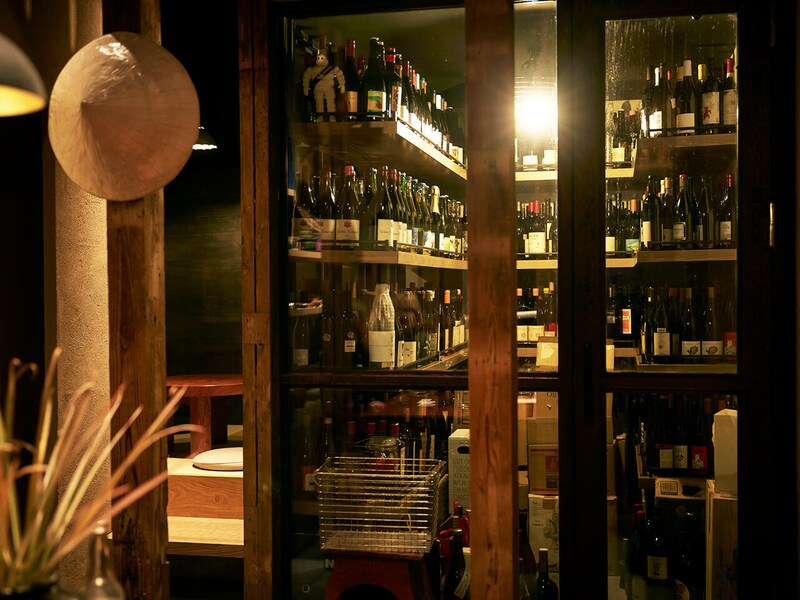 飯田橋『ORI』のウォークインセラー