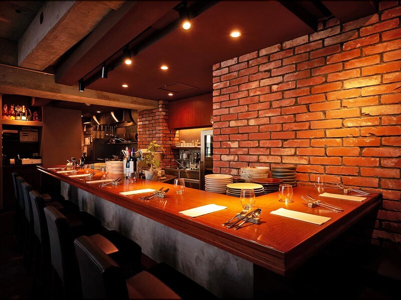 白金高輪『ristorante io』の内観