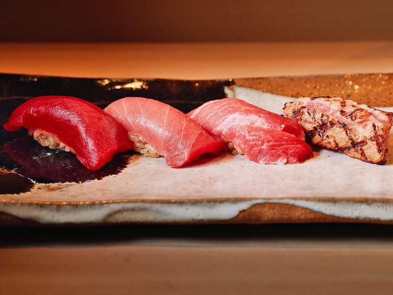 幡ヶ谷『鮨 東京 よし田』の「まぐろ４貫」