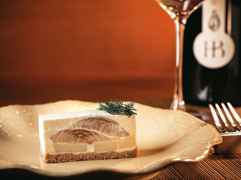 麻布十番『たそがれ』の「にしんのレアチーズケーキ」とサンセールの白