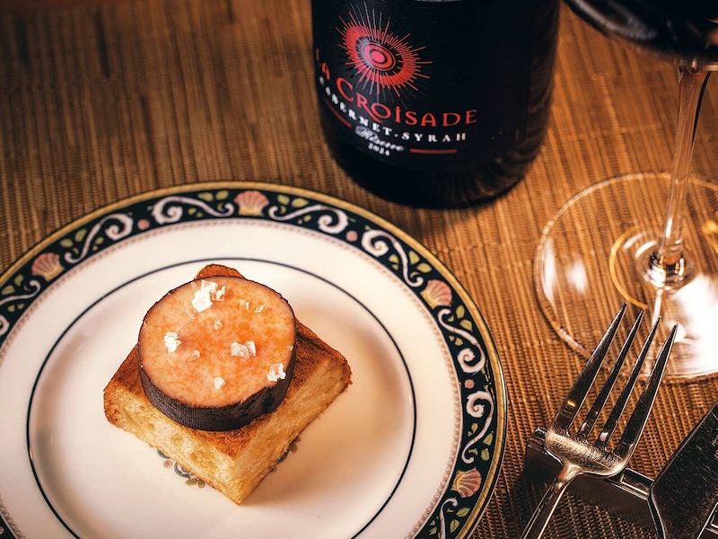 麻布十番『たそがれ』の「あん肝の赤ワイン煮」と南仏の赤