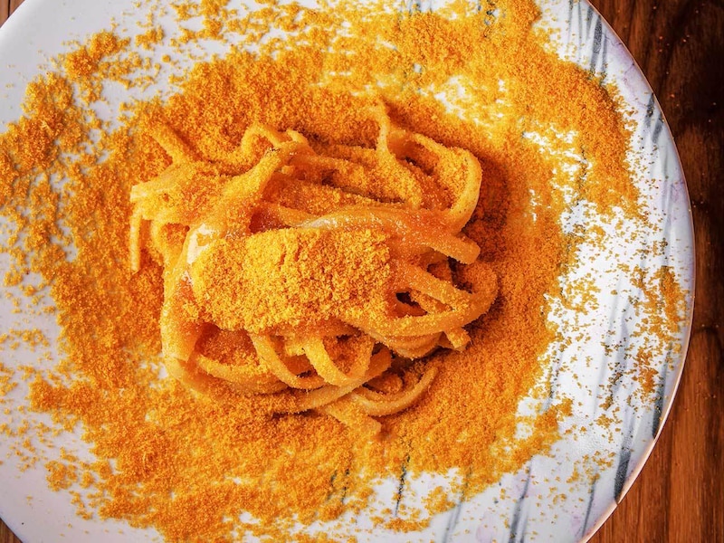 浅草『nacol』の「カラスミ発酵バター リングイネ」