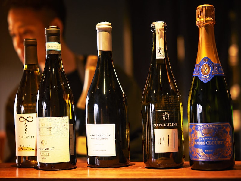 六本木『Minariva』で提供しているワイン