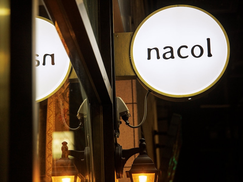 浅草『nacol』の看板