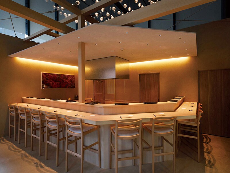 渋谷『すしなす』の内観