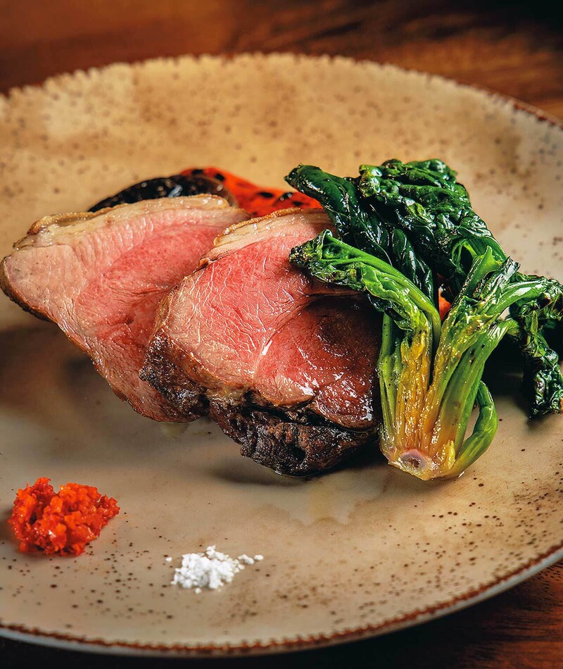 千駄木『Mill Ceppi』の「鹿児島 猪しんたま 炭焼き」