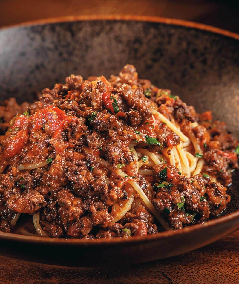 千駄木『Mill Ceppi』の「本日のジビエのミートソース」