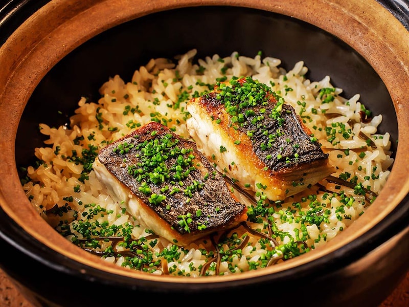清澄白河『ほ志の』の「さわらの炊き込みご飯」