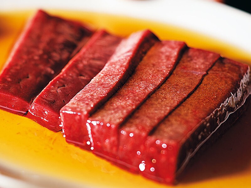 立石『焼肉 幸泉』の「レバ」
