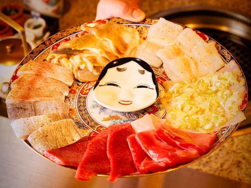 銀座『焼きうおいし川 銀座凛華楼』の「焼きうお７種盛り合わせ」