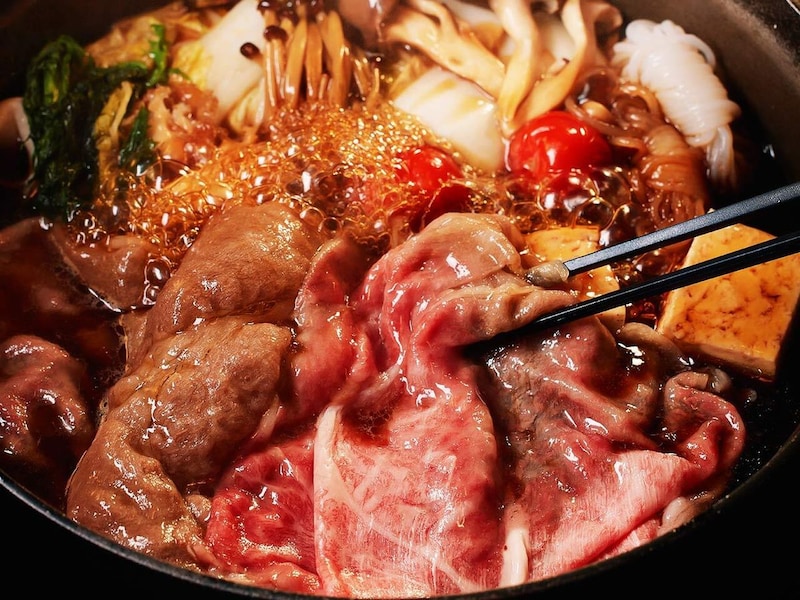 銀座『花大根』のすき焼き