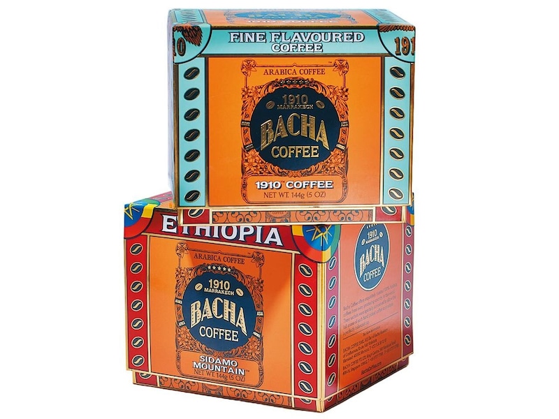 銀座『Bacha Coffee』の「1910 コーヒー」、「シダモマウンテン コーヒー」