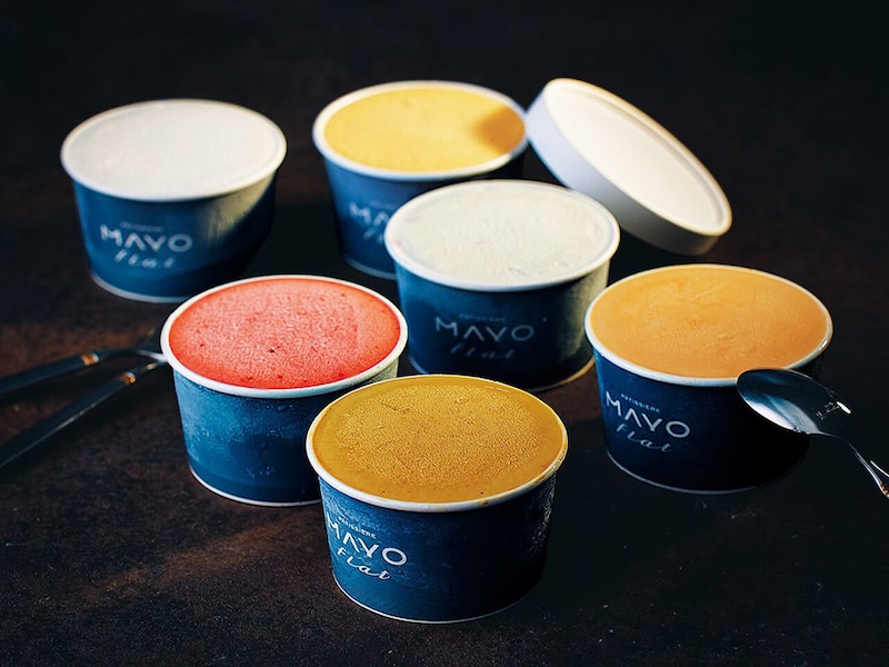 六本木『Pâtissière MAYO flat』の「季節のアイスクリーム ６個セット」