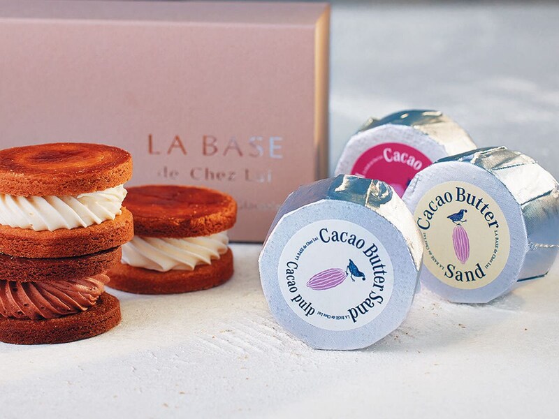 代官山『LA BASE de Chez Lui』の「カカオバターサンド 詰め合わせ（５個入り）」