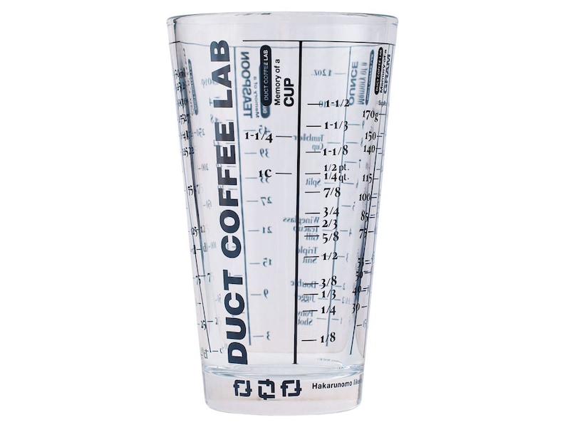 代官山『DUCT COFFEE LAB』のメジャーグラス