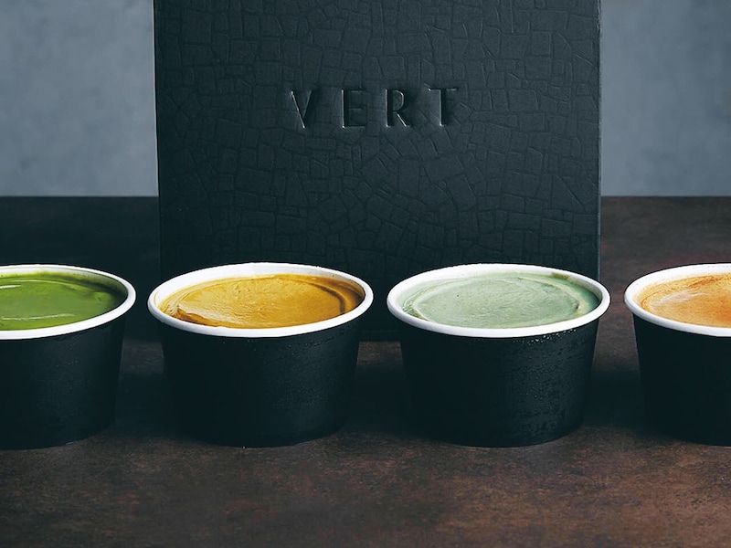 飯田橋『VERT』のジェラート４種セット